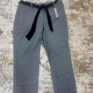 NWT Loft Marisa Slim Belted Trouser Womens Sz 8 MSRP $90